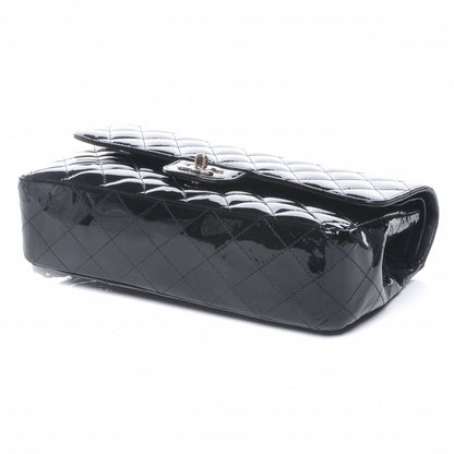 Chanel Glitter Patent Quilted Evening Star Medium Double Flap Black 4 of 8