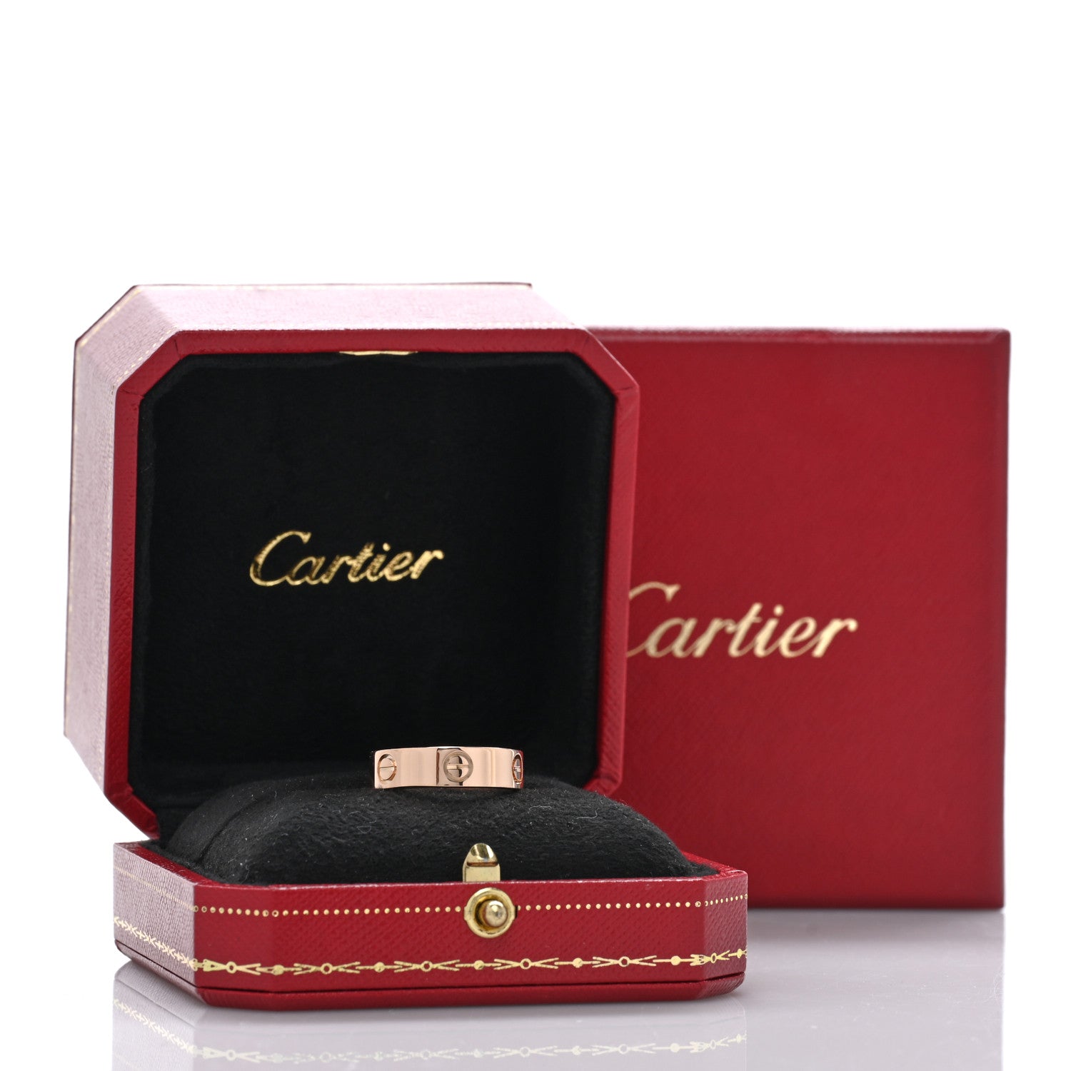 Cartier 18K Pink Gold 5.5mm LOVE Ring 57 8 5 of 5