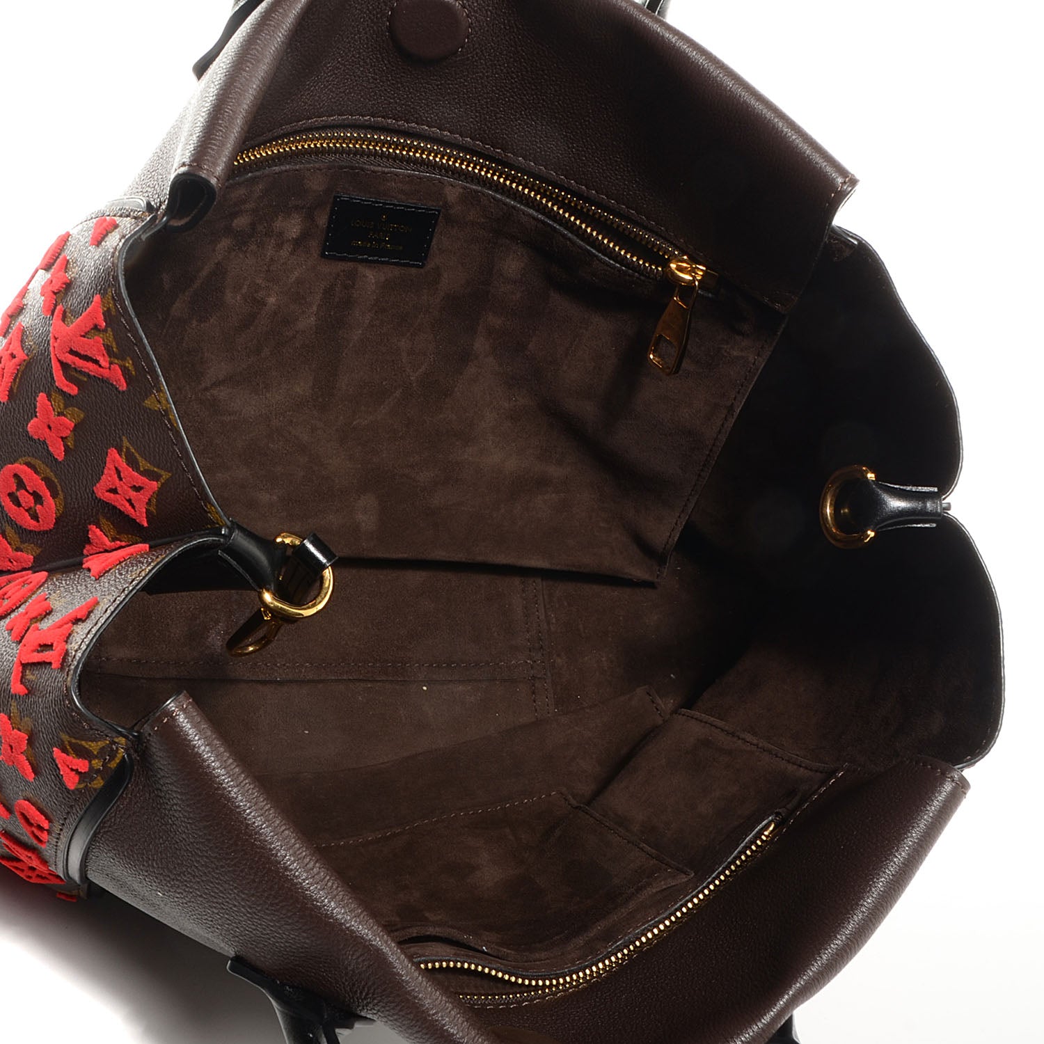 Louis Vuitton Veau Cachemire Tote W PM Chocolate 5 of 7