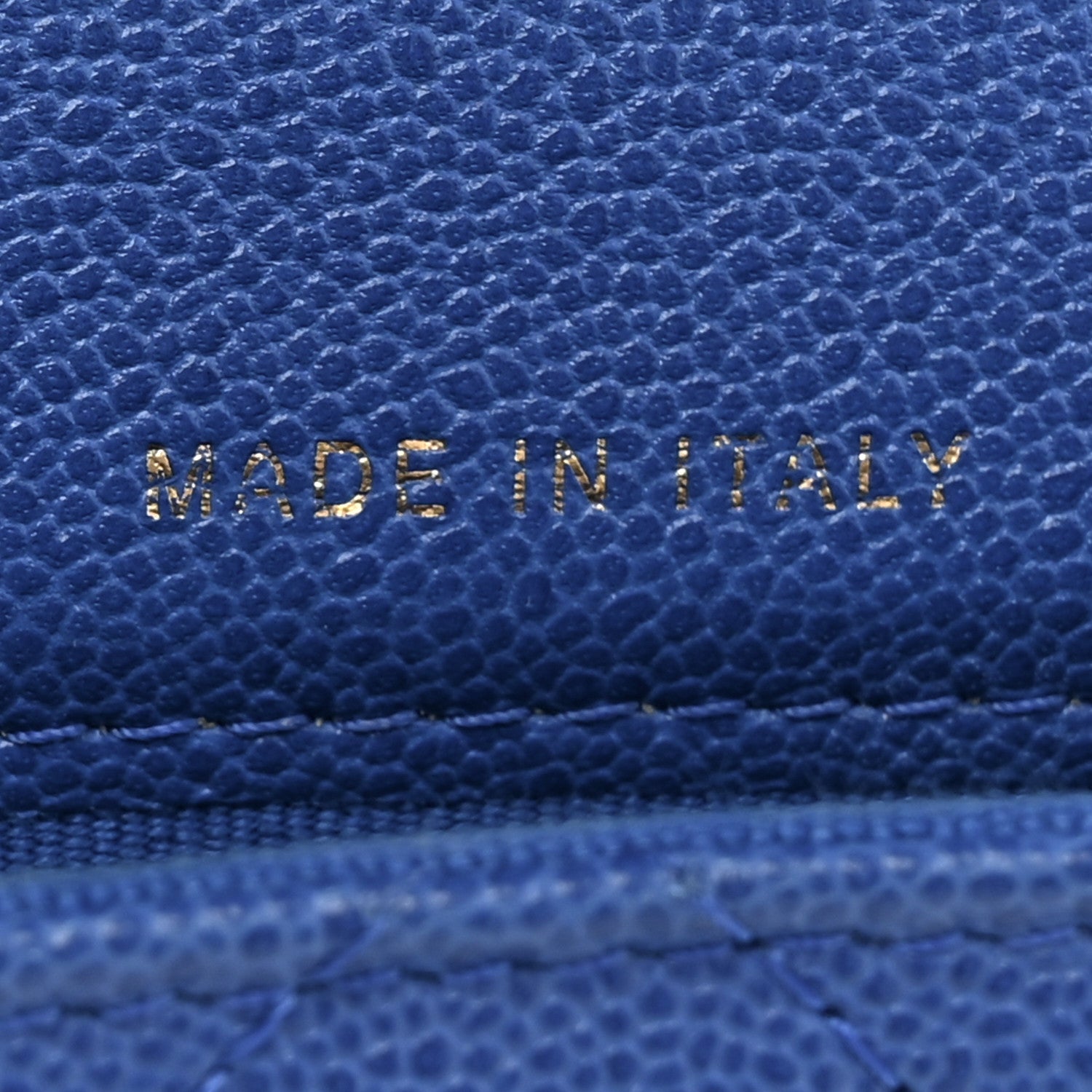 Chanel Caviar Quilted CC Airpods Pro and Phone Case With Chain Blue 10 of 12