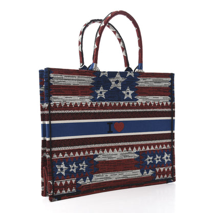Christian Dior Canvas Embroidered Exclusive US Book Tote Multicolor 3 of 10