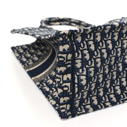 Christian Dior Oblique Large Book Tote Blue Multicolor 9 of 10