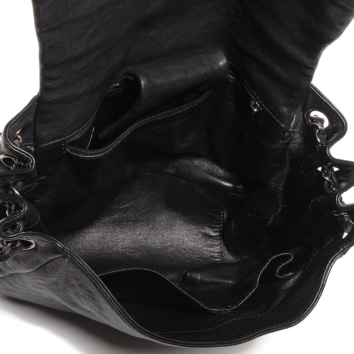 Chanel Leather Luxe Ligne Flap Black 5 of 7