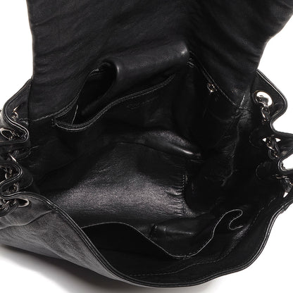 Chanel Leather Luxe Ligne Flap Black 5 of 7