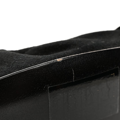 Louis Vuitton Patent Suede Elba Ballerina Flats 37.5 Black 10 of 14