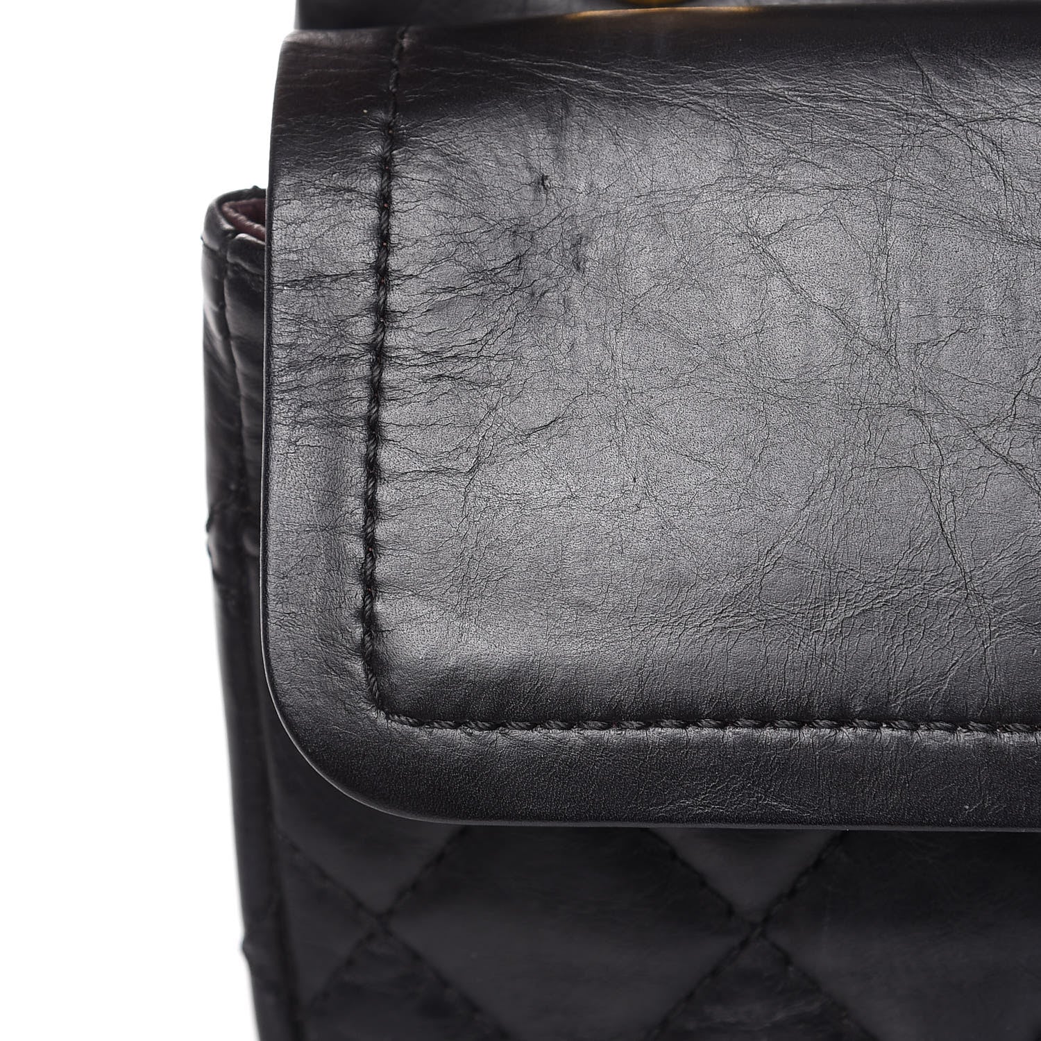 Chanel Aged Calfskin Quilted 2.55 Reissue 226 Flap Black 12 of 16