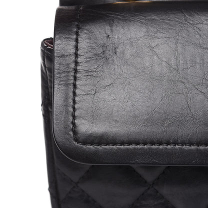 Chanel Aged Calfskin Quilted 2.55 Reissue 226 Flap Black 12 of 16