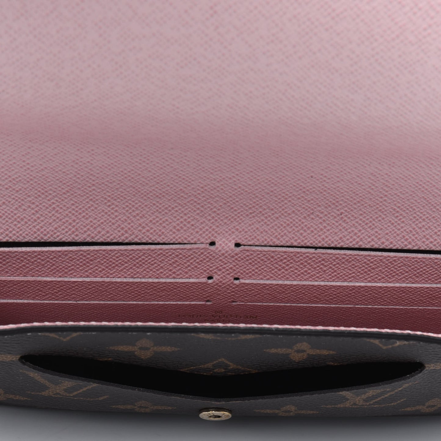 Monogram Jeanne Wallet Rose Ballerine