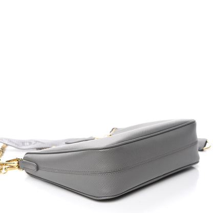Prada Saffiano Re-Edition 2005 Shoulder Bag Ardesia 4 of 10