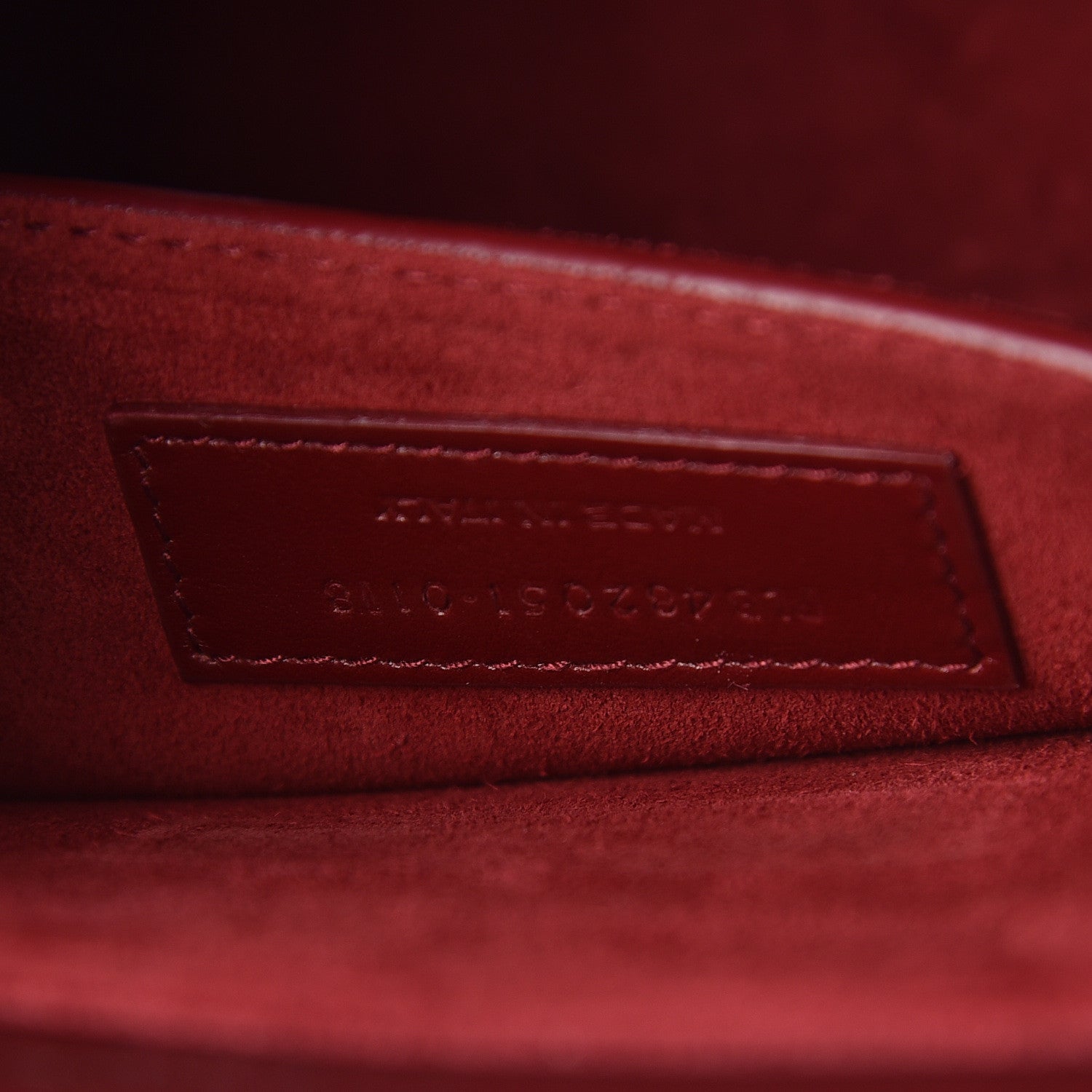 Saint Laurent Calfskin Medium Bellechasse Satchel Palissandre 8 of 12