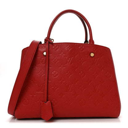 Louis Vuitton Empreinte Montaigne MM Cherry 1 of 10