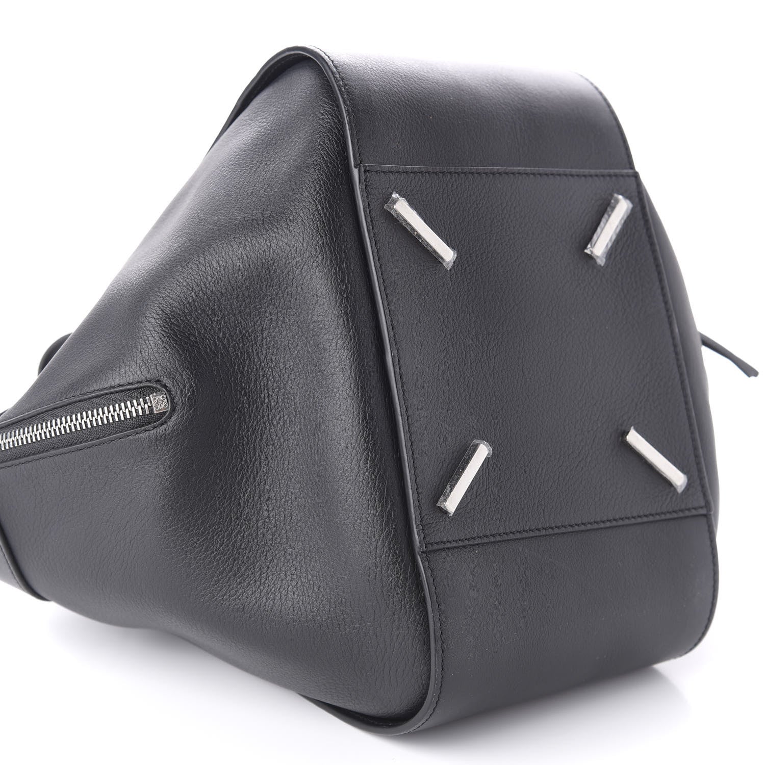 Loewe Calfskin Small Hammock Shoulder Bag Black 6 of 10