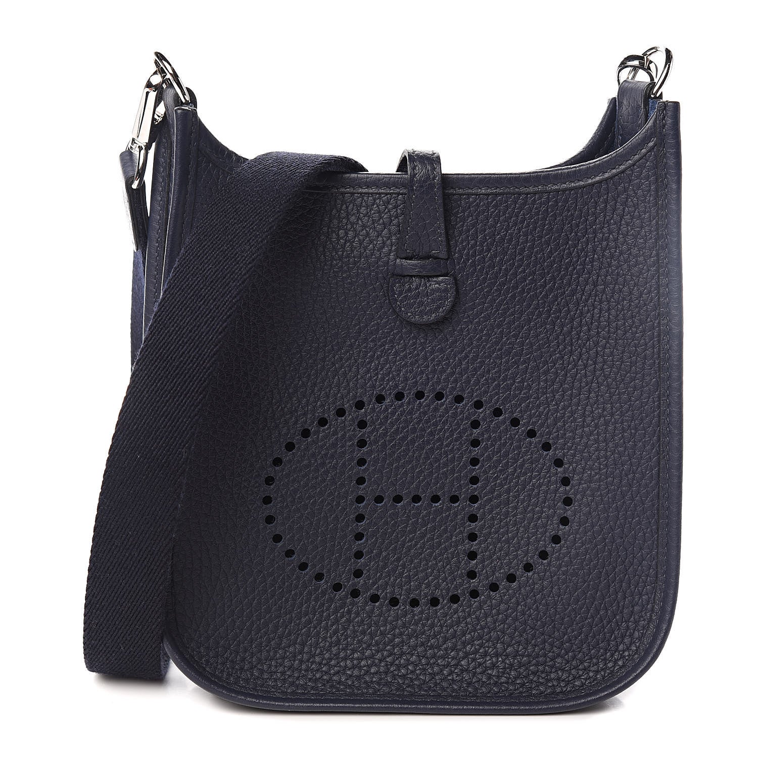 Hermes Taurillon Clemence Evelyne TPM Bleu Nuit 1 of 11