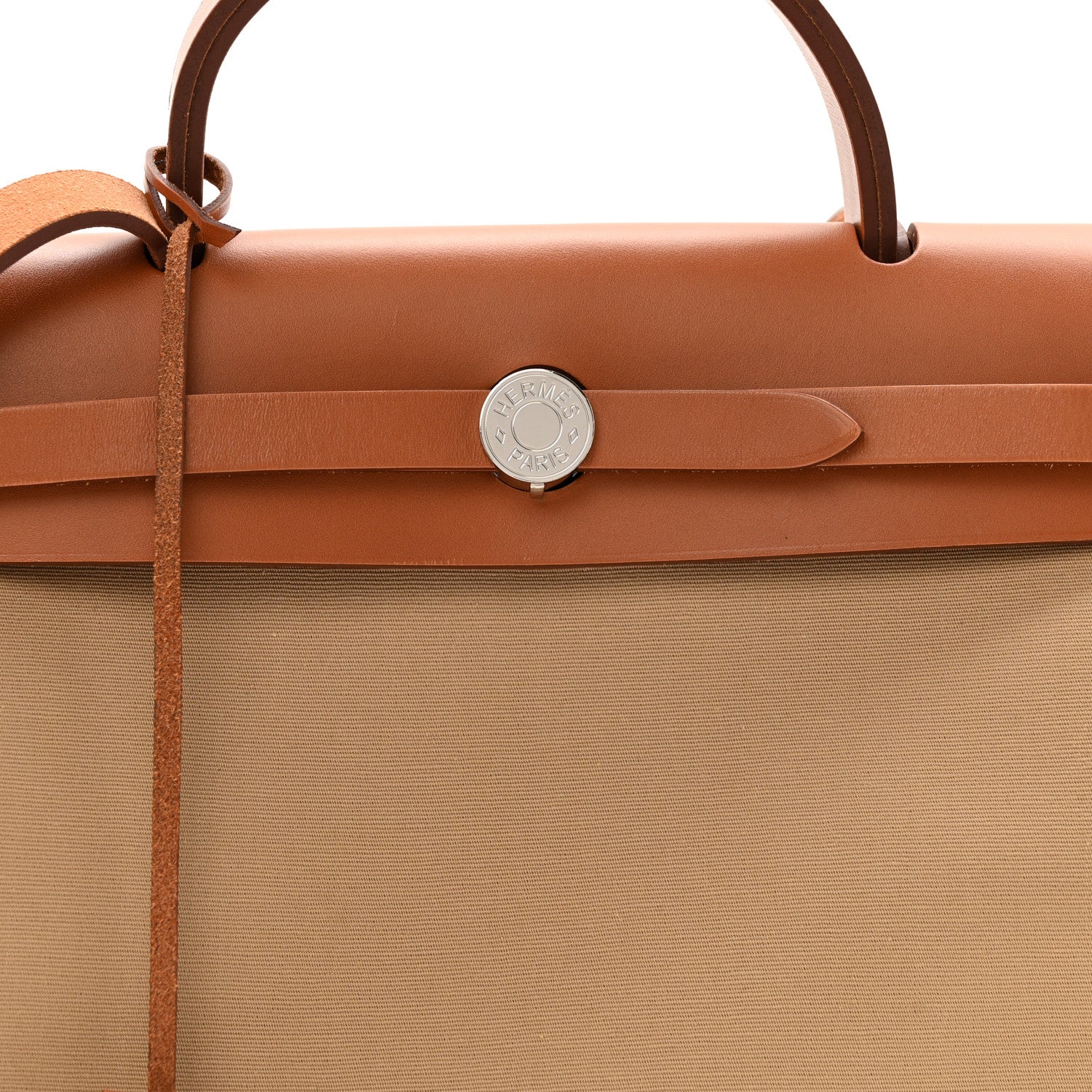 Hermes Vache Hunter Toile Officier Herbag Zip PM 31 Trench Fauve 9 of 15