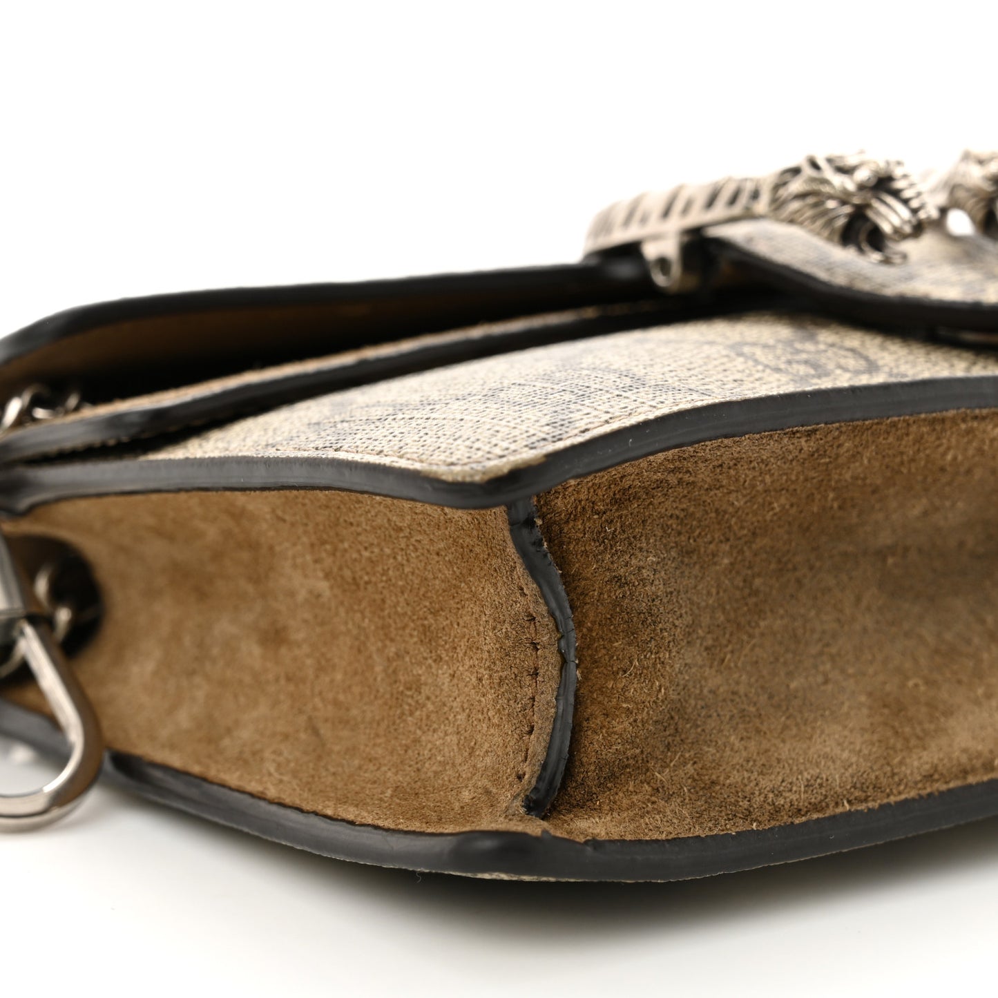 GG Supreme Monogram Super Mini Dionysus Shoulder Bag Taupe