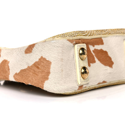 Louis Vuitton Calfskin Pony Hair Les Extraordinaires Tupelo GM White 9 of 27