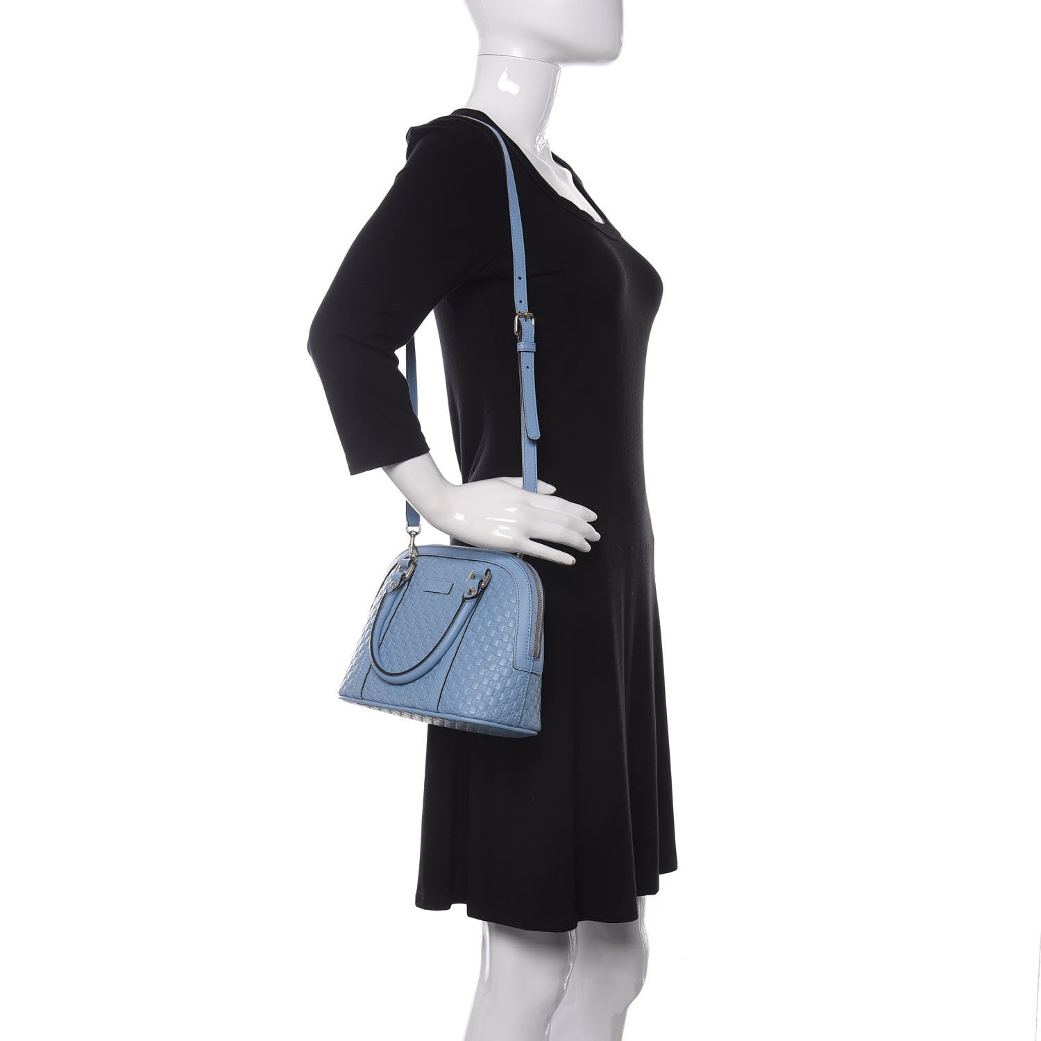 Gucci Microguccissima Mini Dome Bag Mineral Blue 2 of 10