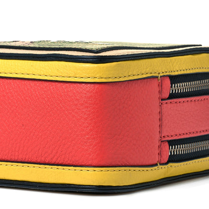 Marc Jacobs X Peanuts Calfskin The Box 20 Crossbody Yellow Multicolor 9 of 9