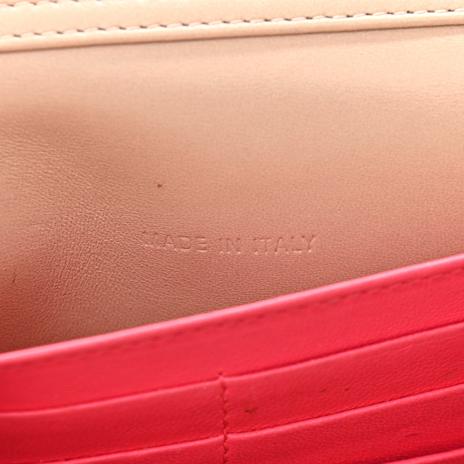 Christian Dior Pearly Lambskin Cannage Miss Dior Promenade Pouch Biege 7 of 11