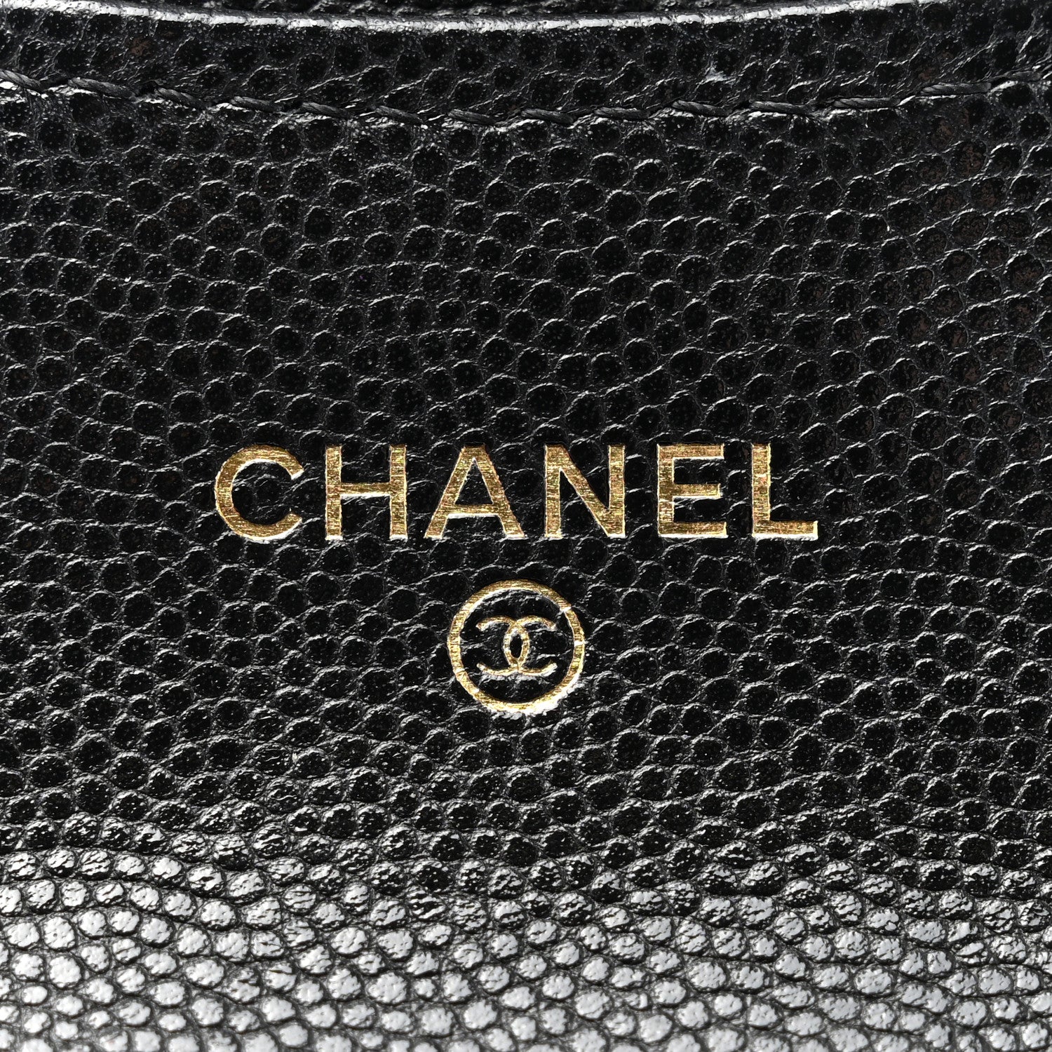 Chanel Caviar Quilted Flap Card Holder On Chain Black 6 of 12