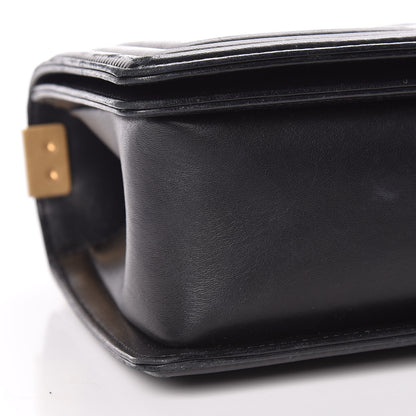 Chanel Lambskin Quilted Medium Boy Flap Black 12 of 14