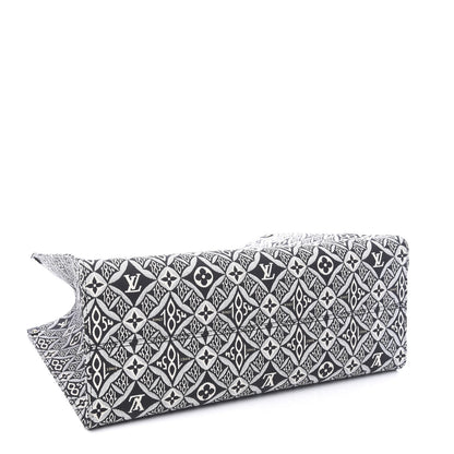 Louis Vuitton Jacquard Since 1854 Onthego GM Grey 3 of 9