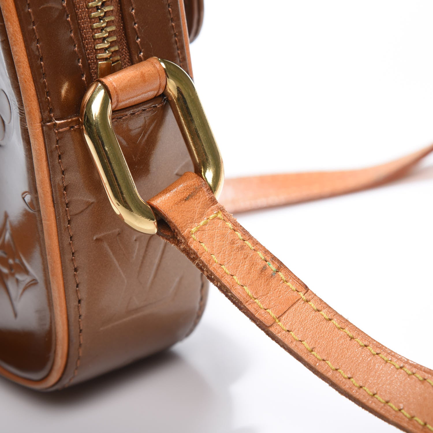 Louis Vuitton Vernis Christie PM Bronze 8 of 12