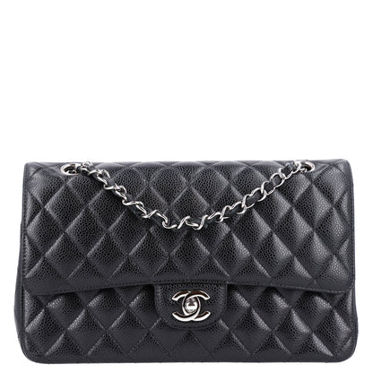 Chanel Caviar Quilted Medium Double Flap Black 1 of 11