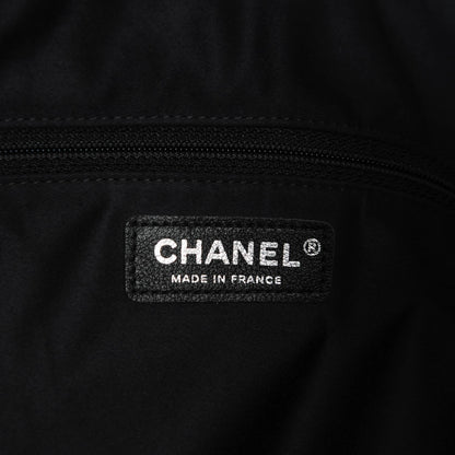 Chanel Tweed Lambskin Large Girl Bag Multicolor Black 6 of 7