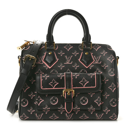 Louis Vuitton Monogram Fall for You Speedy Bandouliere 25 Black 1 of 9