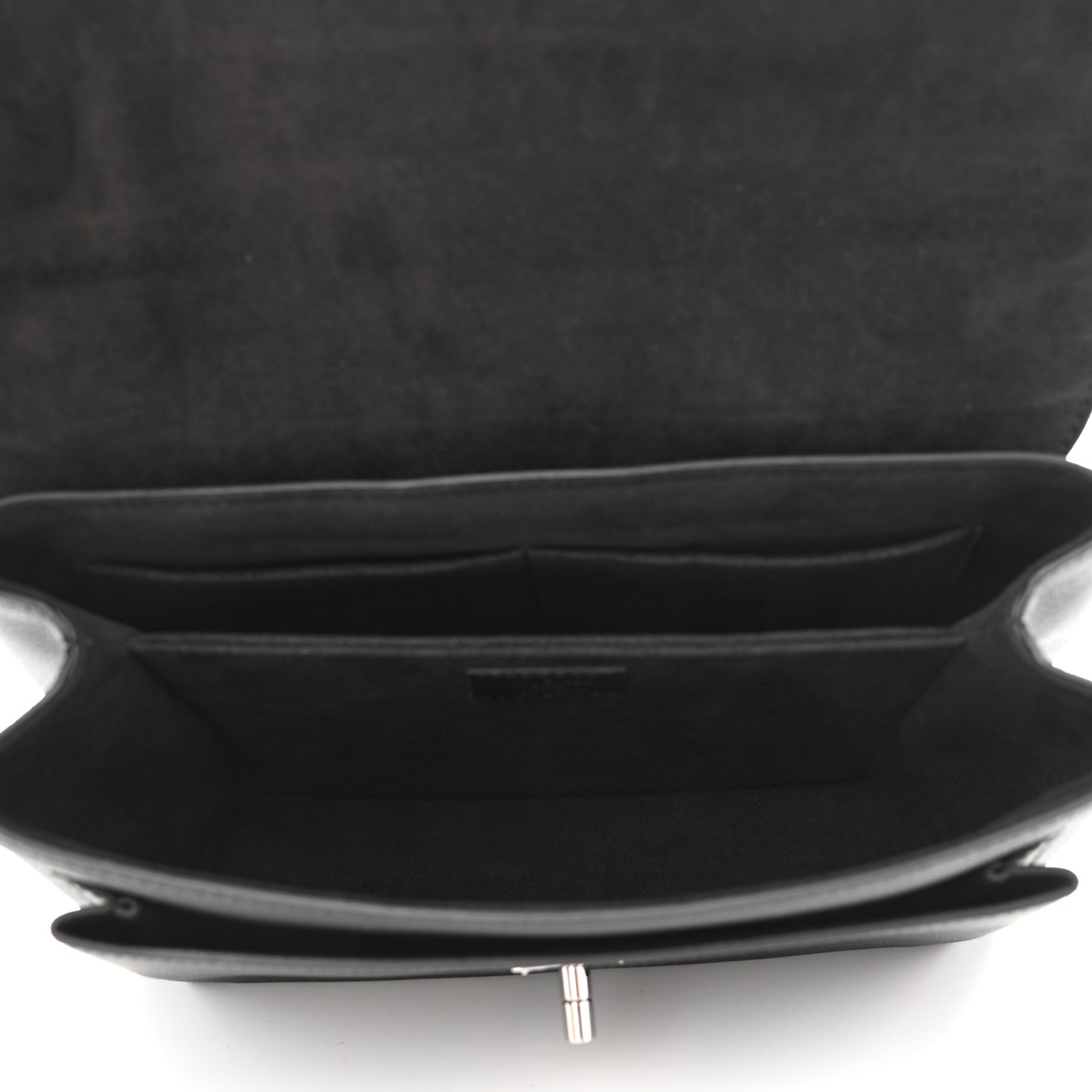 Soft Calfskin My Lockme Top Handle Black