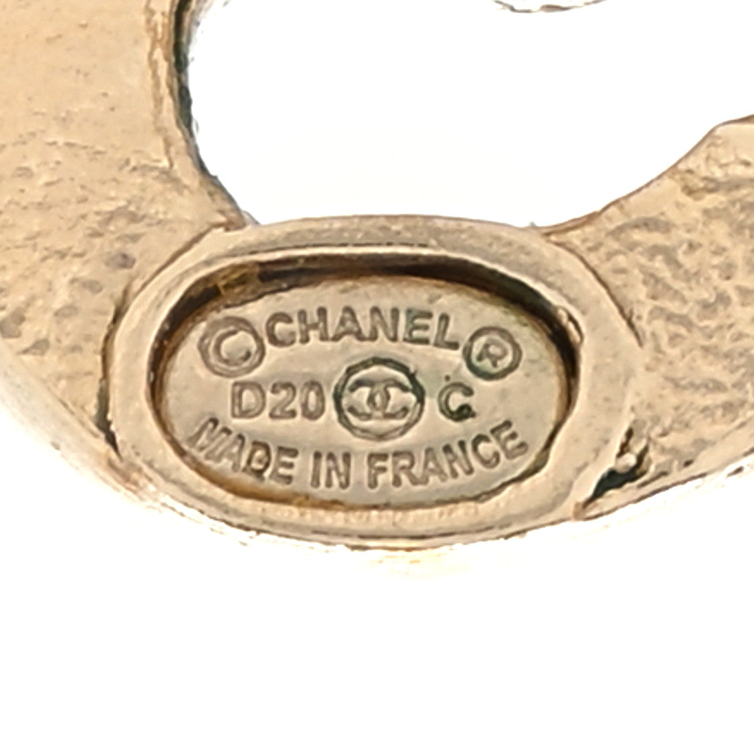 Chanel Metal No 5 Clover CC Earrings Gold 3 of 4