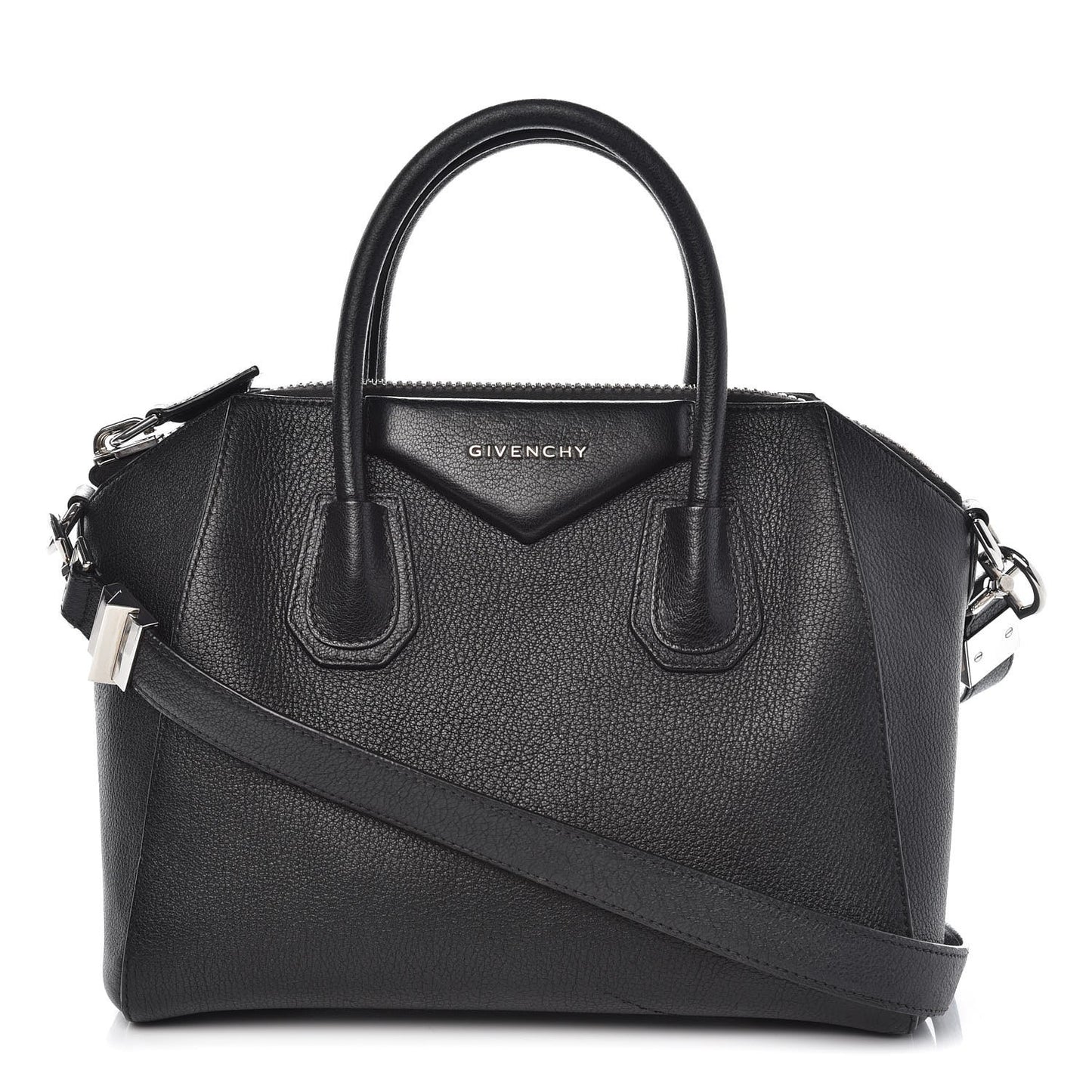 Sugar Goatskin Small Antigona Black