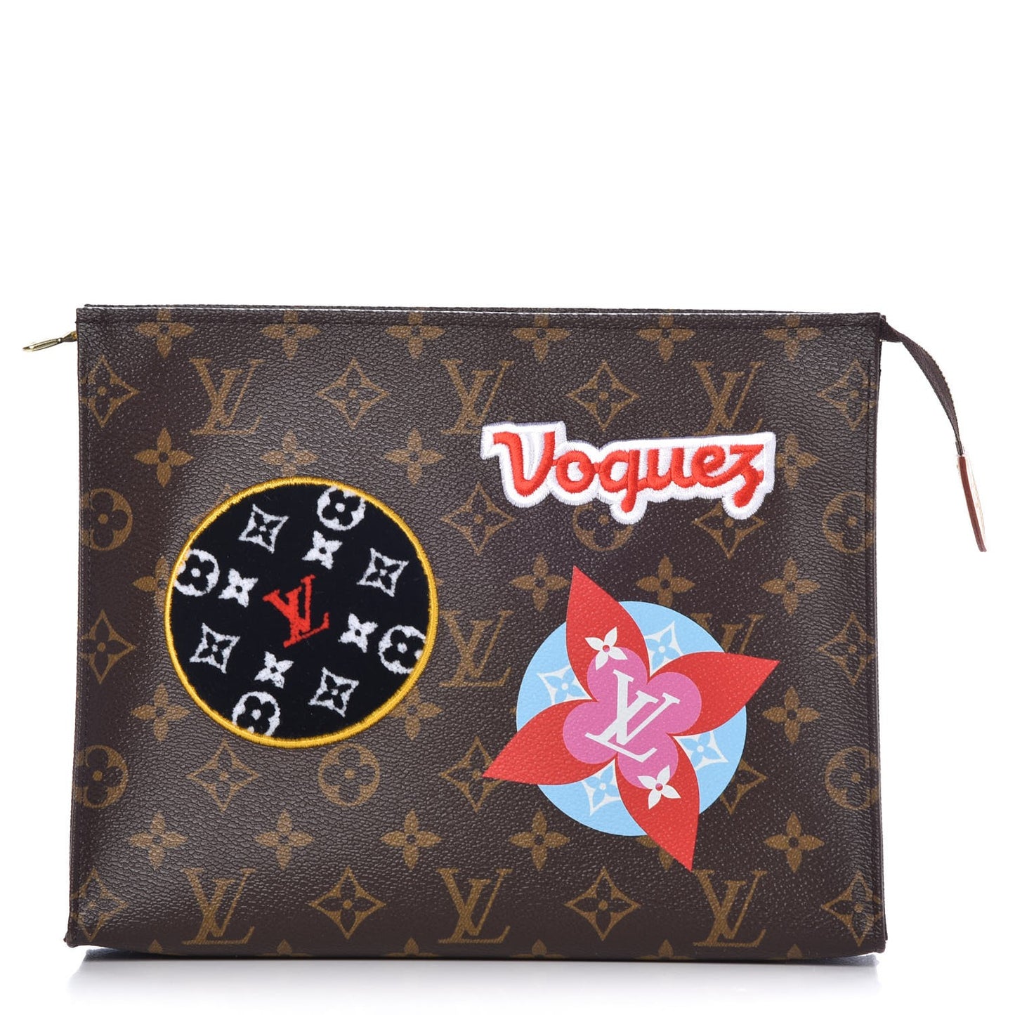 Monogram Travel Stickers Toiletry Pouch 26