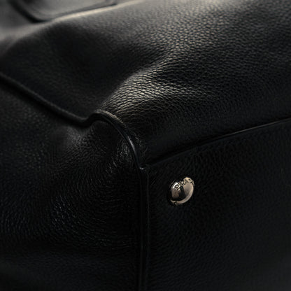 Prada Glace Calf Twin Pocket Tote Black 20 of 26