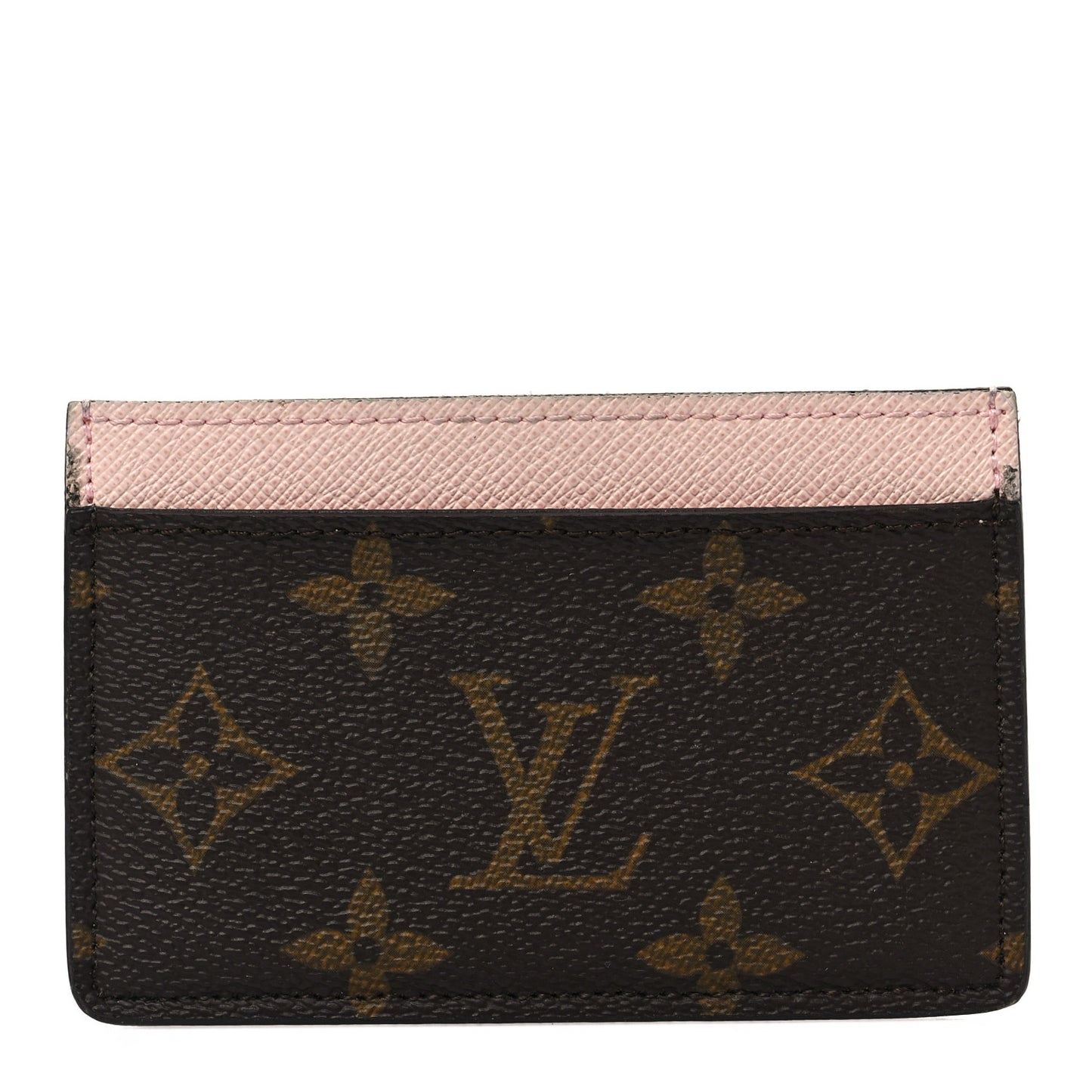 Monogram Card Holder Rose Nacre