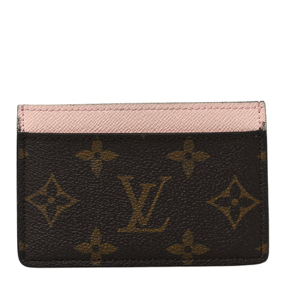 Louis Vuitton Monogram Card Holder Rose Nacre 1 of 7