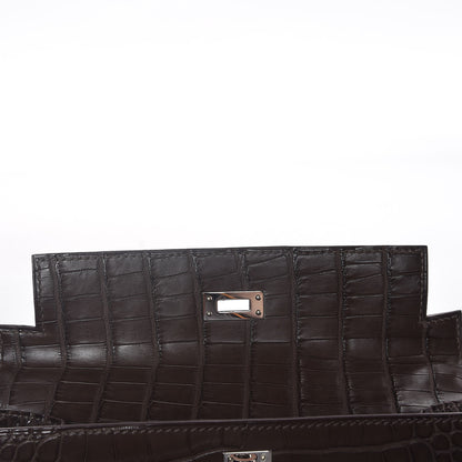 Hermes Matte Alligator Kelly Pochette Ebene 11 of 25
