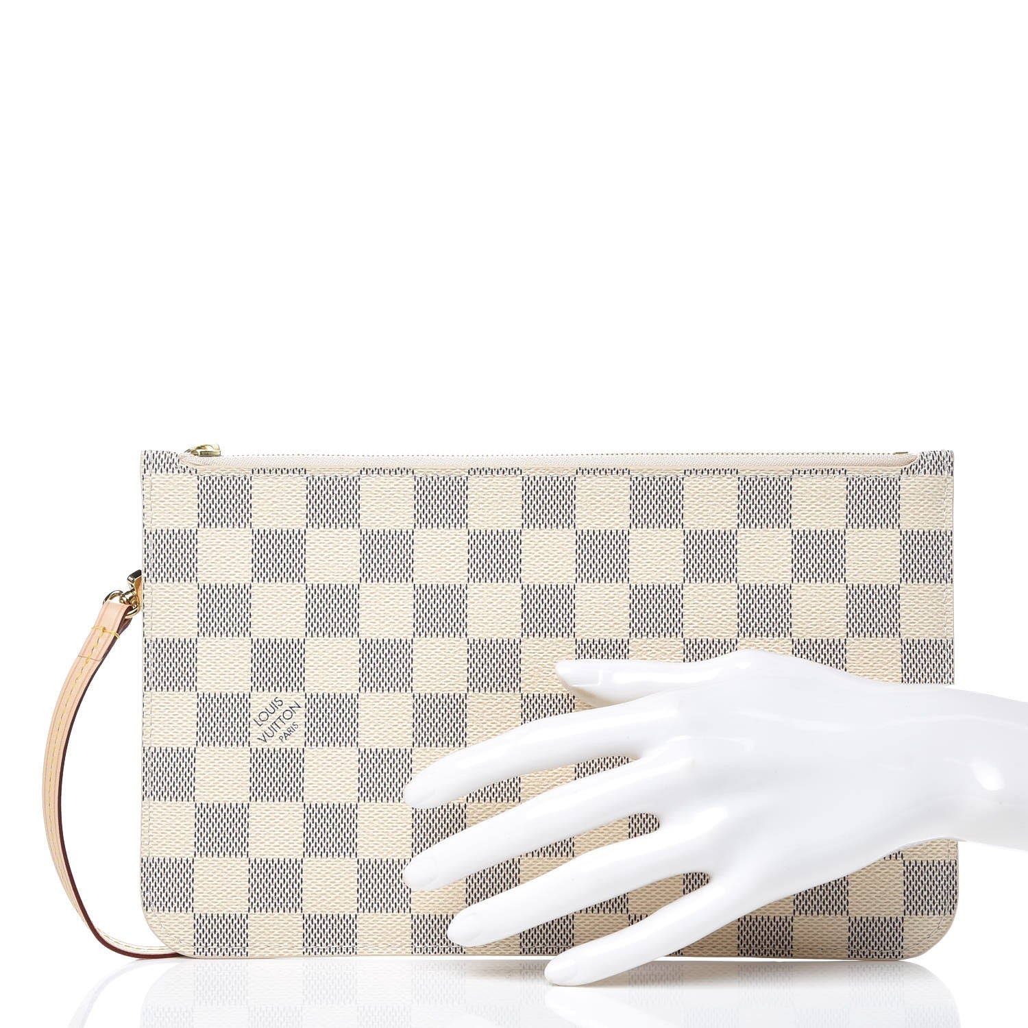 Louis Vuitton Damier Azur Neverfull MM GM Pochette 2 of 8