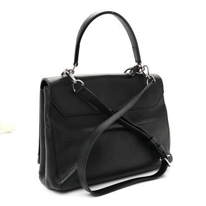 Louis Vuitton Soft Calfskin Lockme II Top Handle Black 3 of 9