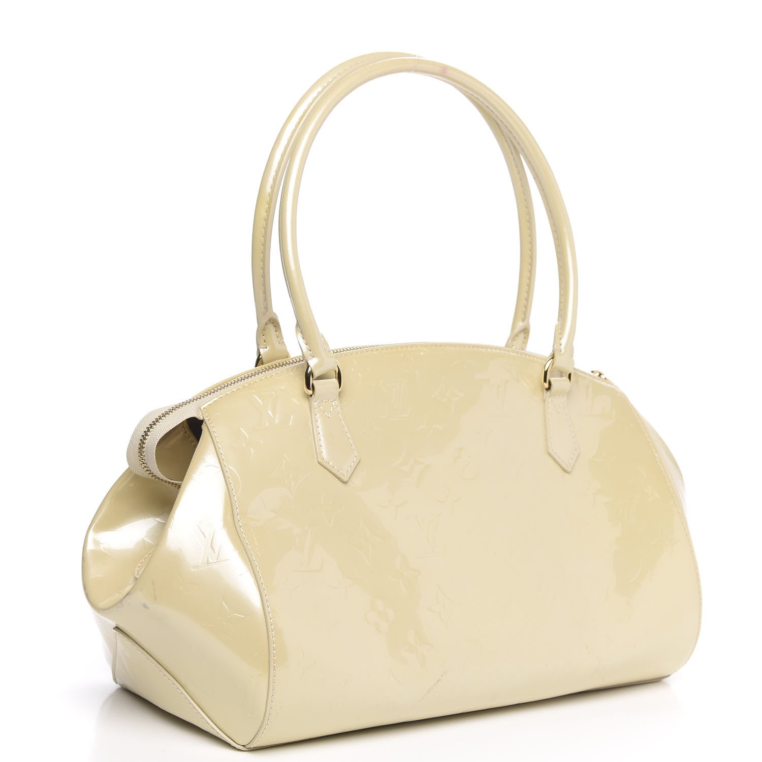 Louis Vuitton Vernis Sherwood PM Blanc Corail 3 of 13