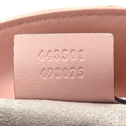 Gucci Calfskin Matelasse Medium GG Marmont Open Top Shoulder Bag Perfect Pink 6 of 10