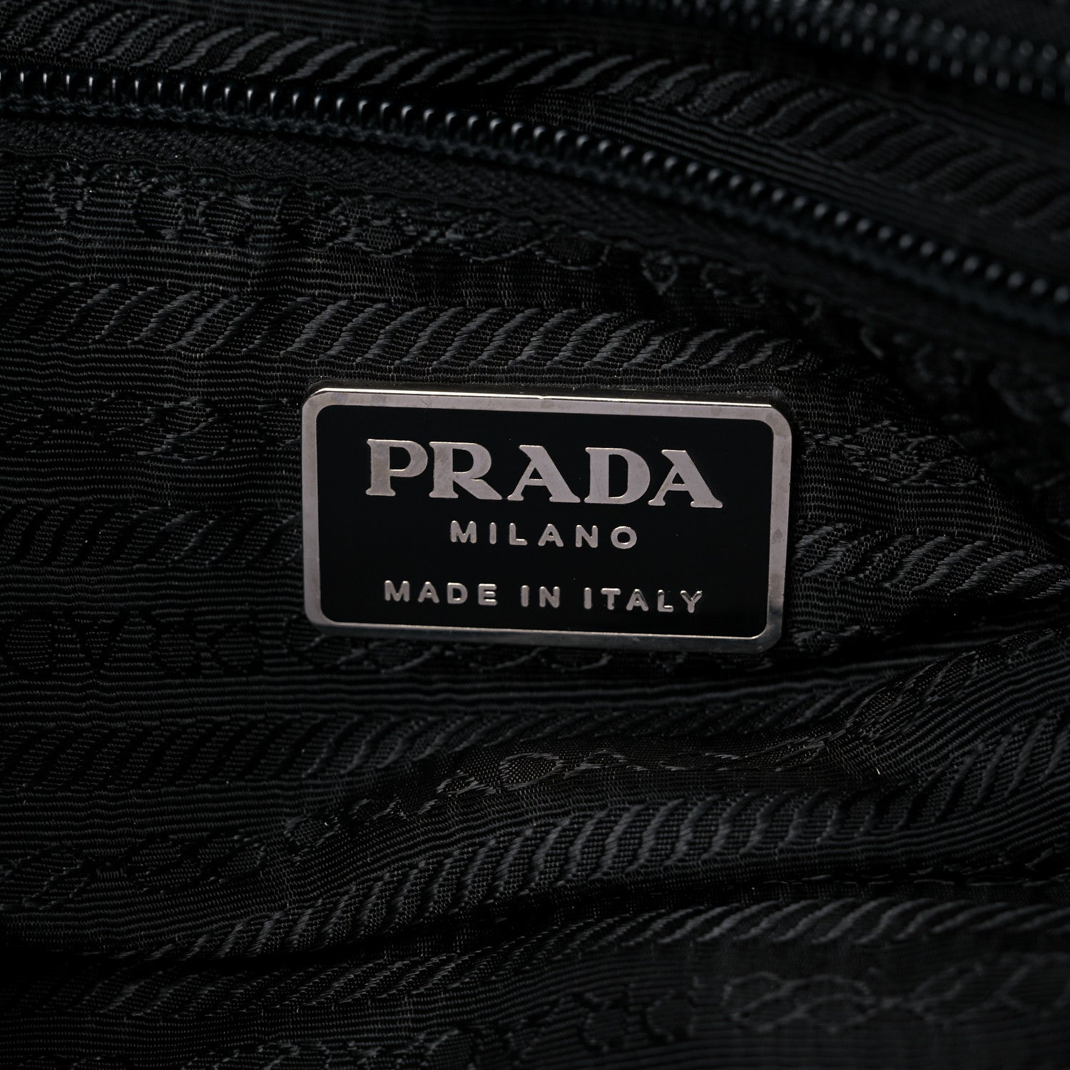 Prada Nylon Vela Medium Backpack Black 6 of 14