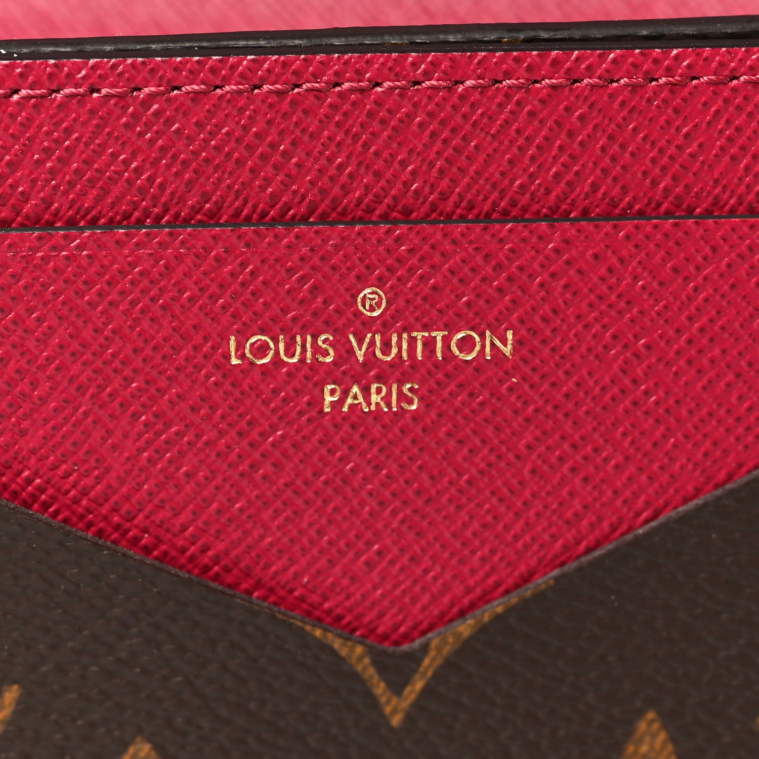 Louis Vuitton Monogram Jeanne Wallet Fuchsia 7 of 8
