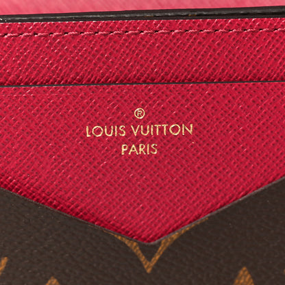 Louis Vuitton Monogram Jeanne Wallet Fuchsia 7 of 8