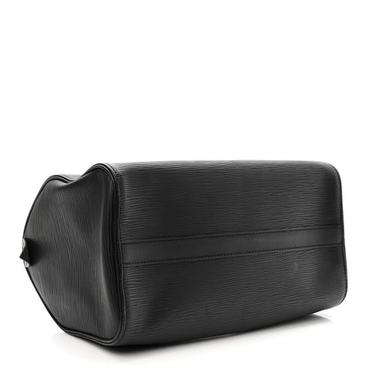 Louis Vuitton Epi Speedy 25 Black 4 of 10