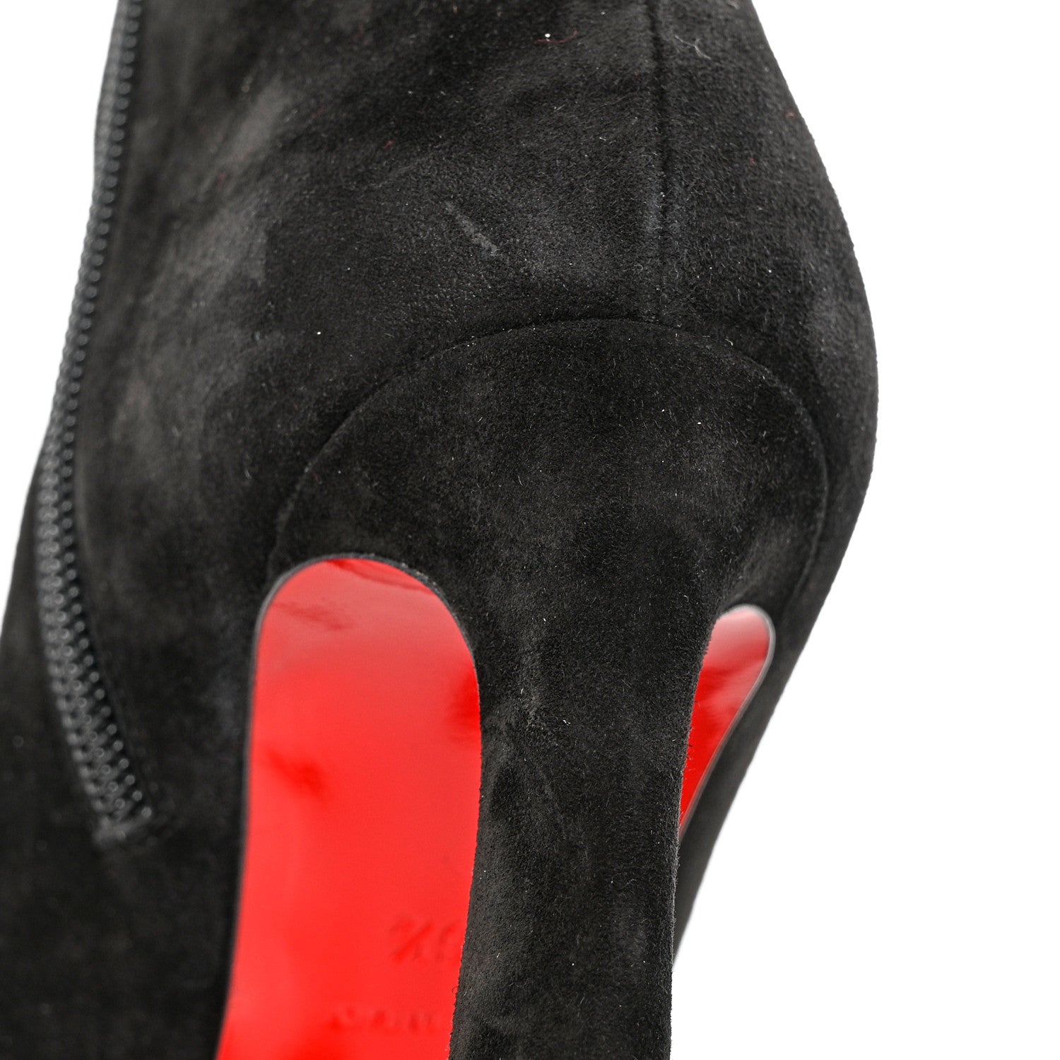 Christian Louboutin Suede So Eleonor Ankle Booties 36.5 Black 9 of 11
