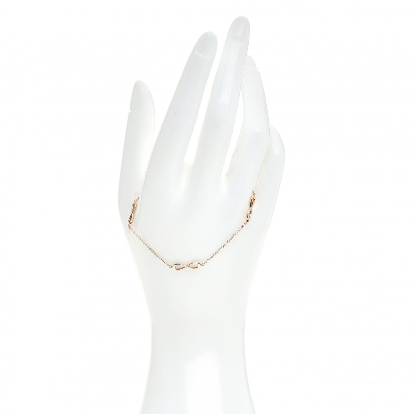 18K Rose Gold Infinity Endless Bracelet