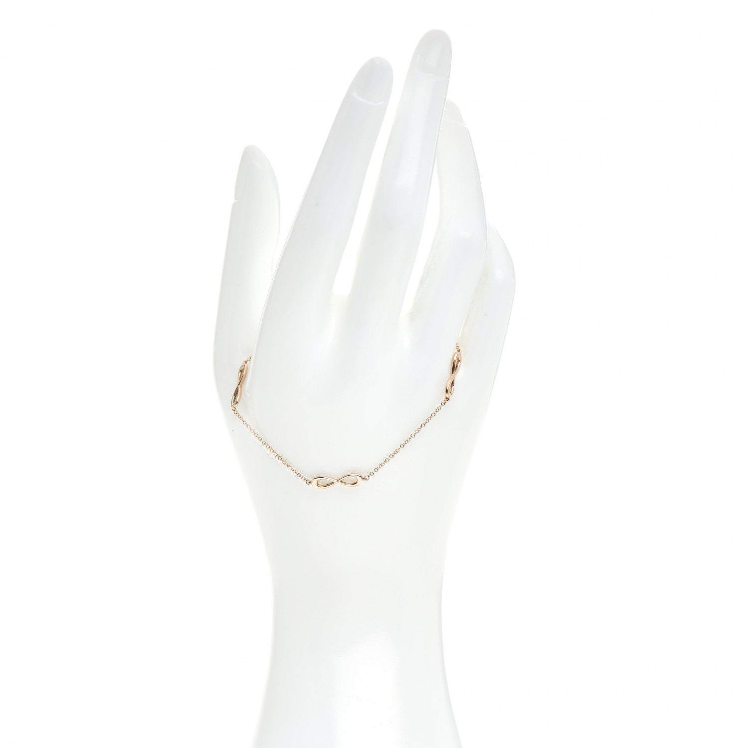 Tiffany 18K Rose Gold Infinity Endless Bracelet 2 of 4