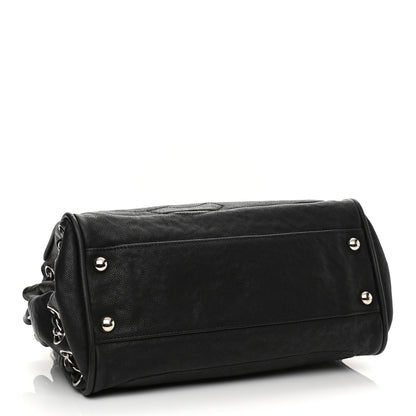 Chanel Caviar Diagonal Ligne Tote Black 4 of 13